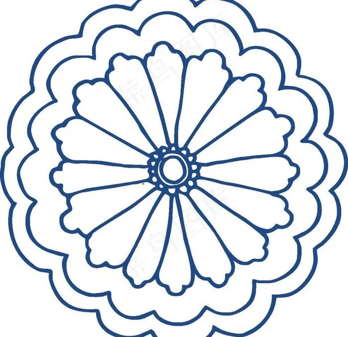 花纹图案cdr矢量模版下载