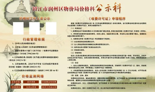 物价局公示栏图片