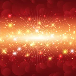 红色圣诞节光点背景