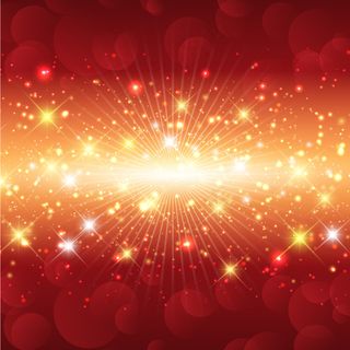 红色圣诞节光点背景