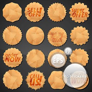 怀旧淘宝促销标签