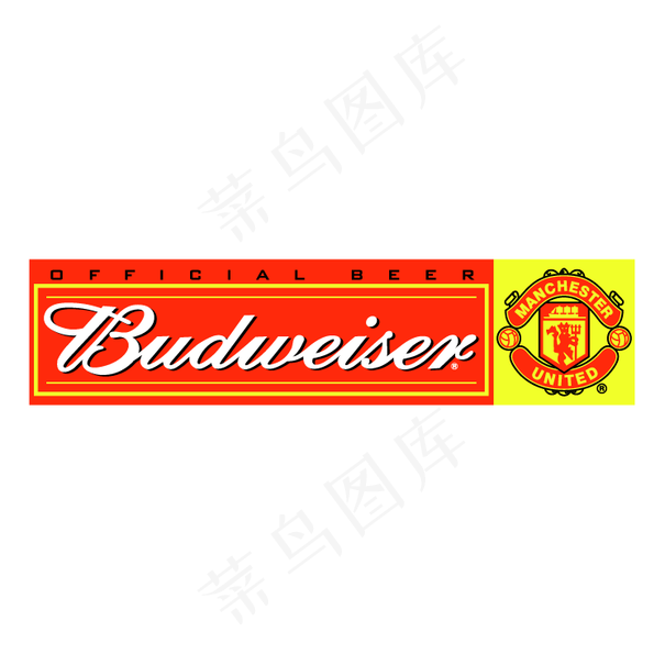 百威啤酒曼彻斯特联队eps,ai矢量模版下载