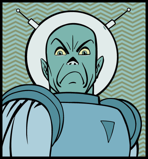 波普艺术外星人word文档插入贴图...