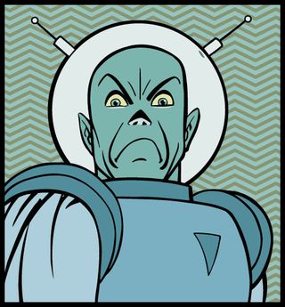 波普艺术外星人word文档插入贴图...