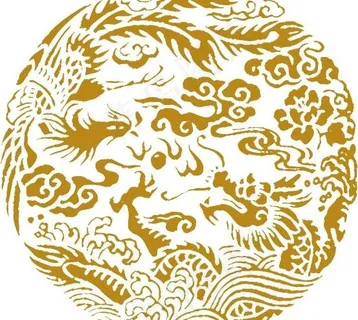 中国经典传统龙凤图案