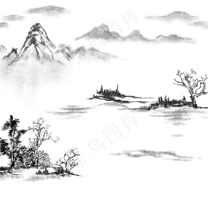 水墨画
