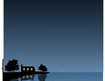 神秘河流水波纹flash动画