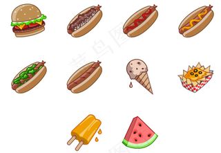 美味食品汉堡