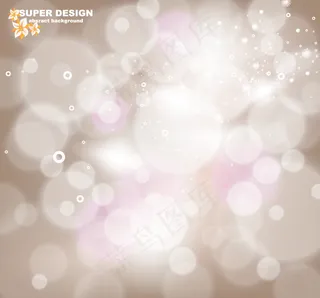 散景高光背景矢量素材