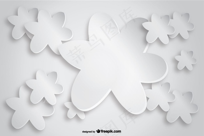 折纸花的背景