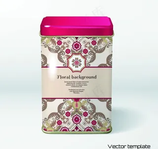 欧式花纹背景图片