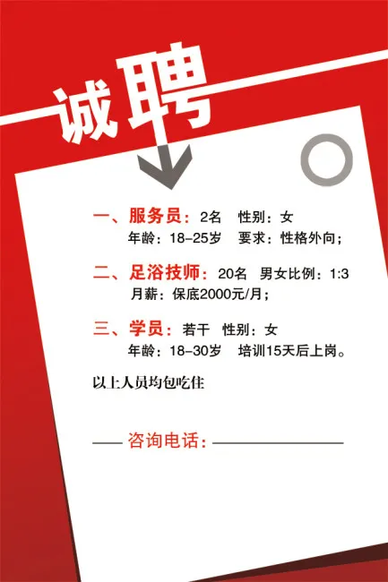 招聘素材psd模版下载