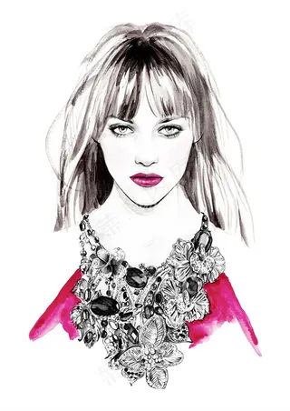 女装装饰品设计图