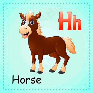 马英语单词图片