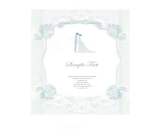 浅颜色的婚礼背景的艺术载体03