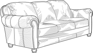 沙发家具艺术剪辑