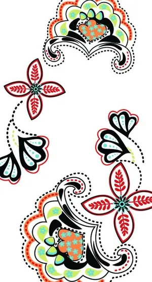 民族风特色花朵图案图片