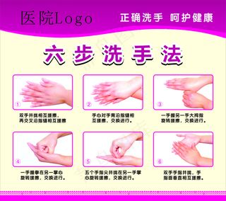 六步洗手法