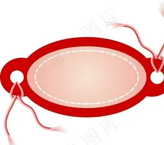 喜庆节日吊牌 吊牌矢量素材 ai格...