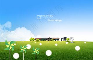 高清PSD分层素材幸福之家