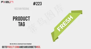 这一天# 223角丝带矢量：产品标...