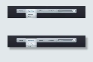 下拉菜单导航条 下载