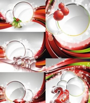 五款2011年新年背景矢量素材