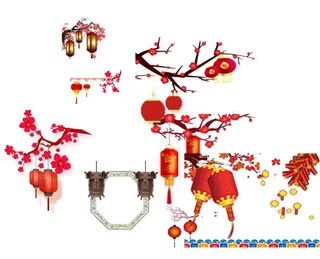 新年喜庆2018狗年大吉立体字体大...