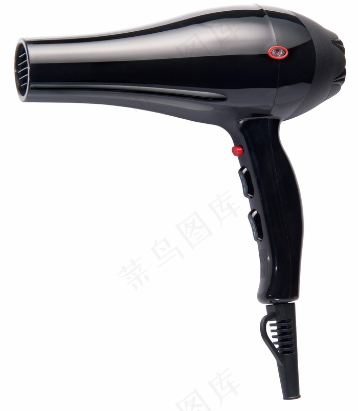 纯黑电吹风 发廊专用干发器 时尚 大功率 吹风机