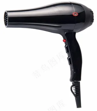 纯黑电吹风 发廊专用干发器 时尚 大功率 吹风机