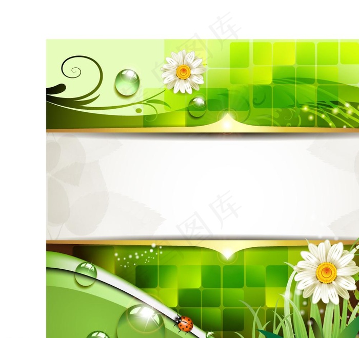 矢量春天美景图片