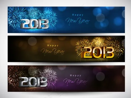 2013新年快乐横幅矢量素材 2013新年快乐横幅矢量素材