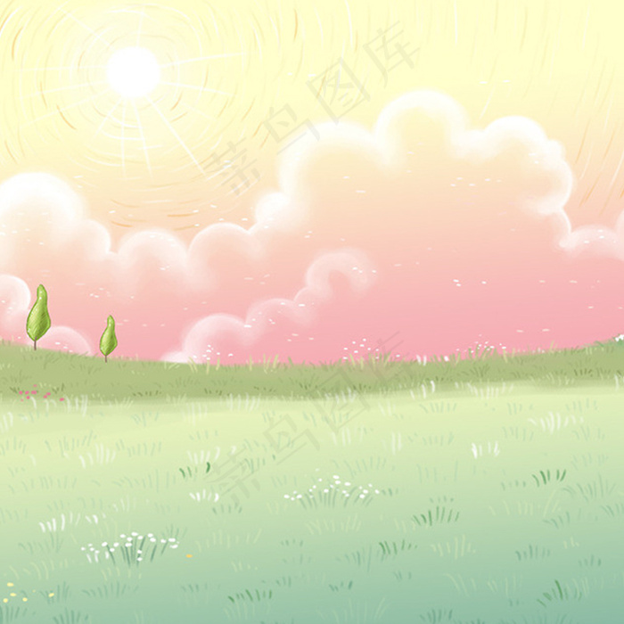 简约童装主图促销背景图模板