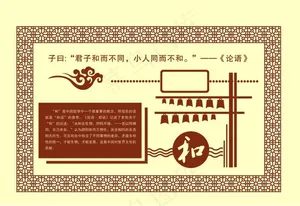 孔子 论语 文化墙