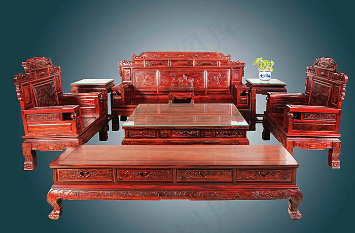红木家具 精品沙发 舒云沙发图片(5616X3744(DPI:72))psd模版下载