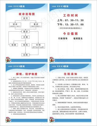 医院制度牌