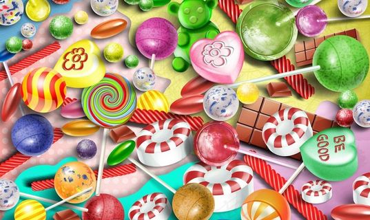手绘卡通儿童糖果图片 手绘卡通儿童糖果图片