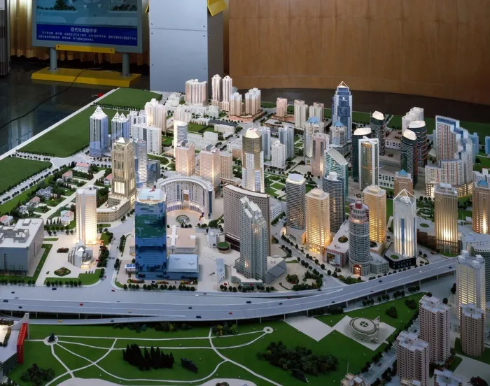 楼房模型图图片