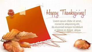 秋季果实矢量卡片素材二