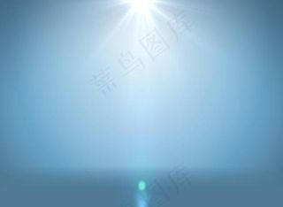 光照射下的蓝色背景