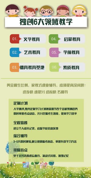 2017创意时尚招生宣传单模板