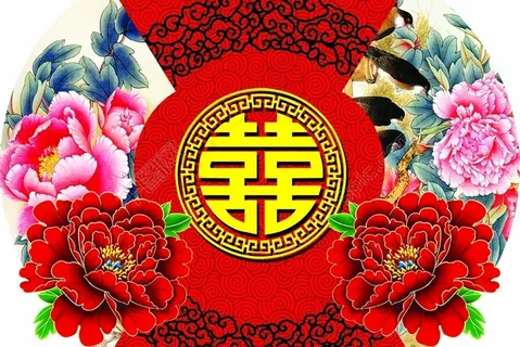 中式婚礼背景 中式婚礼背景