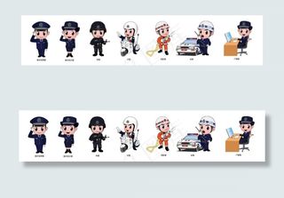 卡通警察