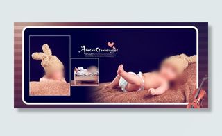 儿童摄影模板图片