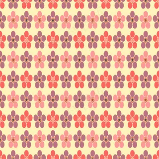 米黄色花纹纹理素材