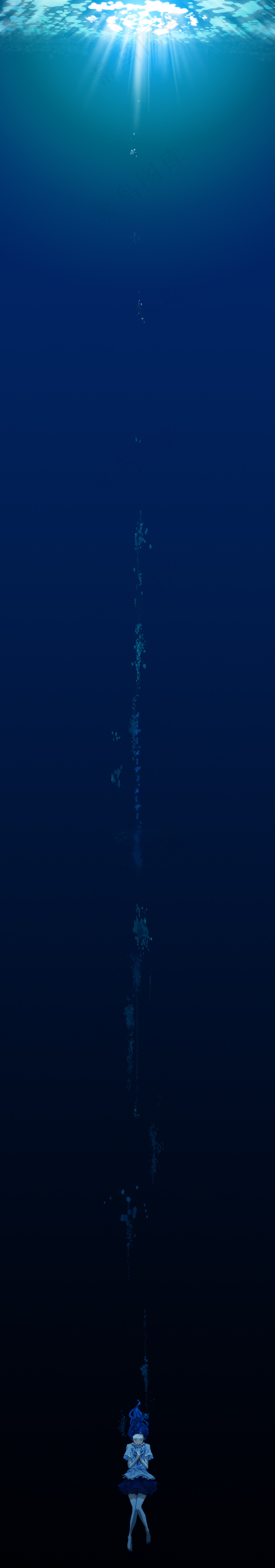 卡通海底背景
