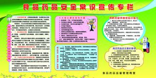 食品药品安全常识宣传栏