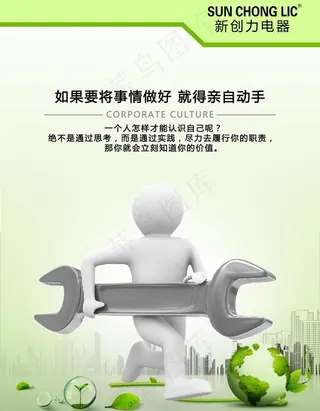 3D小人办公室挂画思考图片