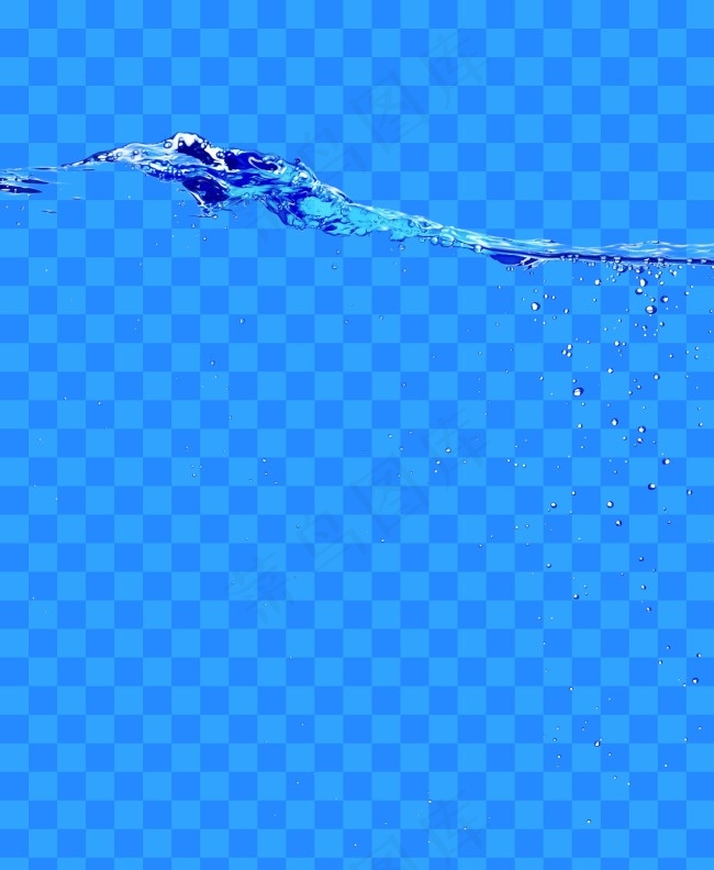 溅起水花PSD素材psd模版下载