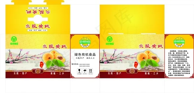 原创包装盒CDR免费下载cdr矢量模版下载